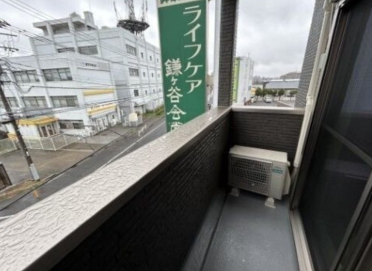 メゾンヤナギカゲのバルコニー