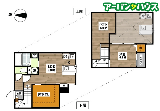 ADC高島Meiの間取り