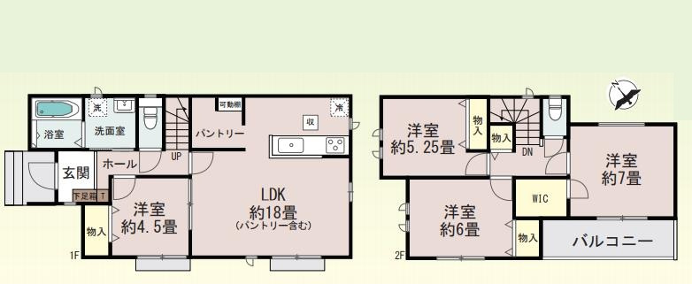 伊奈町栄4丁目220番　新築戸建　ハートフルA