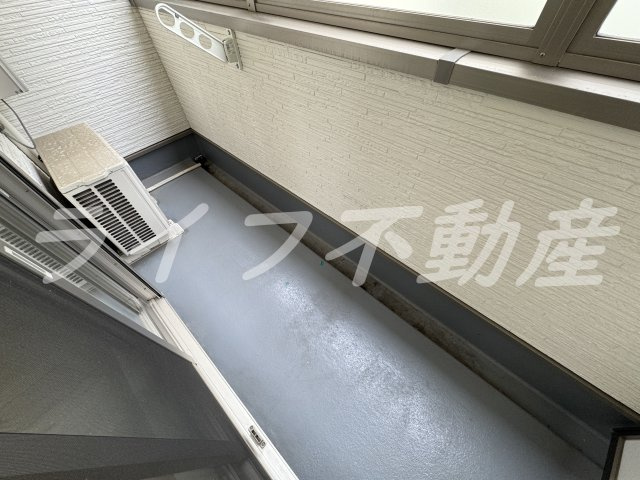 クリエオーレ小若江のバルコニー|広々としたバルコニーです