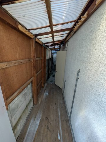 白水戸建の庭