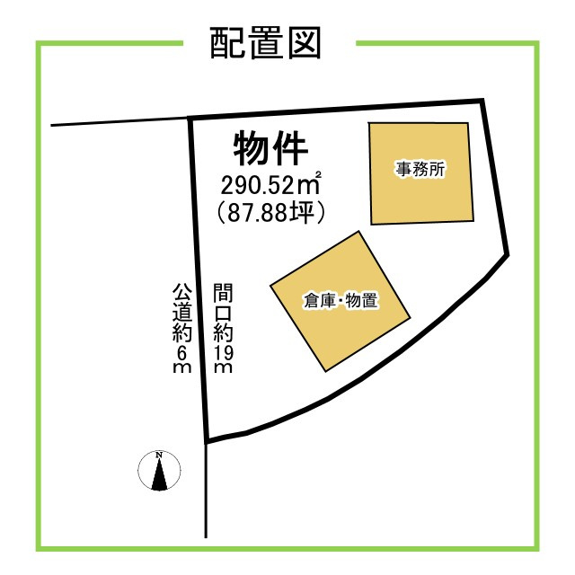 奈良県五條市田園一丁目の土地図