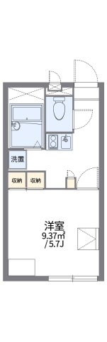 レオパレスＭＫアパートメントの間取り