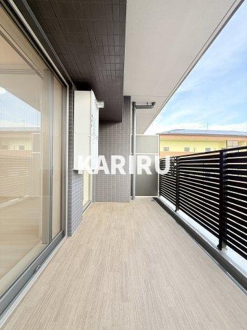 プレジオ城東のバルコニー