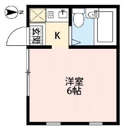 川越市霞ケ関北４丁目のアパートの間取り