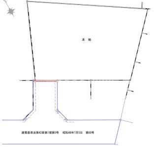【区画図】 | 立川市砂川町8丁目　中古戸建　【全1棟】