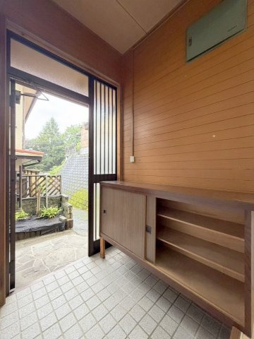 廿日市市八坂２丁目の一戸建ての玄関