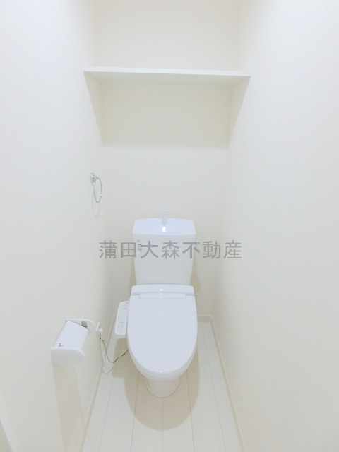 プライムガーデン池上WESTのトイレ|温水洗浄便座付きのトイレ　