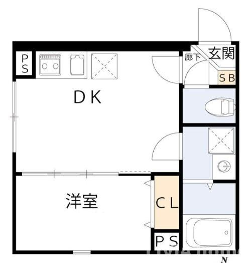 大田区大森本町１丁目の賃貸マンションの間取り
