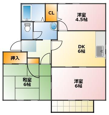 ユトリロ東脇の間取り