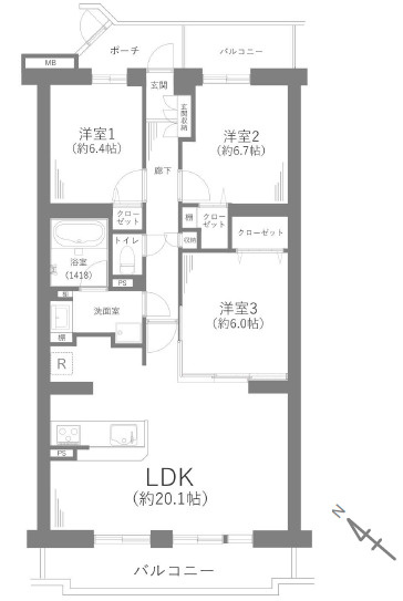 コスモ茅ヶ崎プレシオの画像