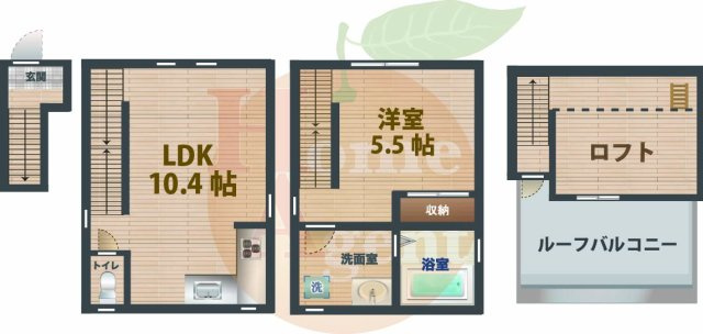 【間取り】 | BEテラス中野富士見町 | 1LDKのお部屋です。