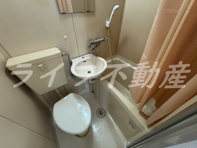 コンフォートハイツ岩崎の浴室|日々の疲れを癒すお風呂付です