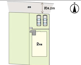 福岡市東区美和台４期　１号棟の区画図