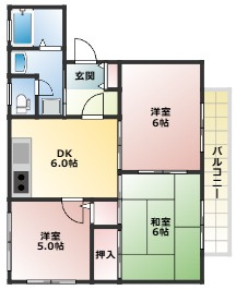グランシティ Aの間取り