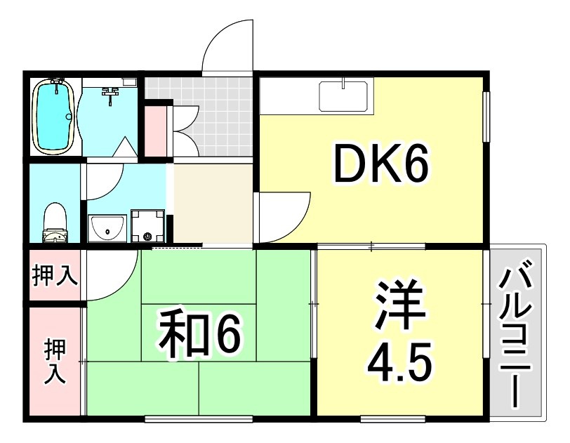 たんぽぽハイツⅡの間取り