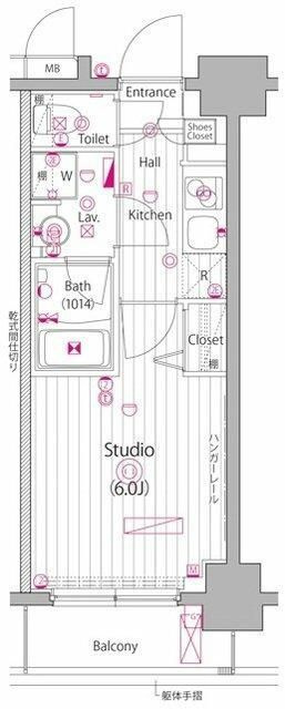 ガーラ・グランディ池袋の間取り
