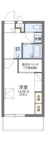 【間取り】 | レオパレススカーレット