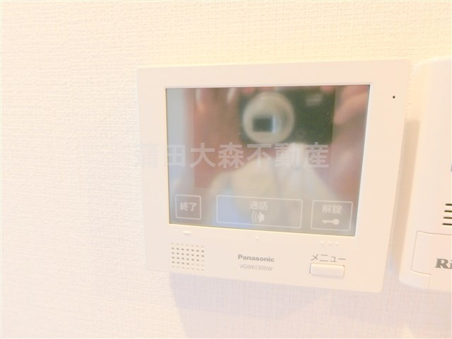 ルポリテの設備|TVモニター付オートロック　インターホン