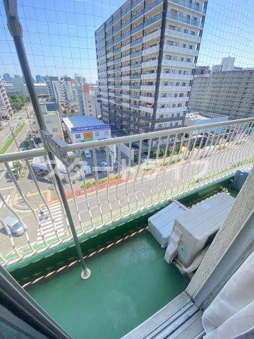 大阪市淀川区三国本町２丁目の賃貸マンションのバルコニー