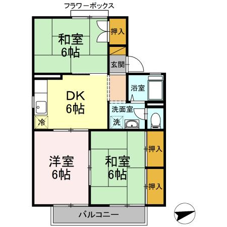 【間取り】 | 第３フェニックス