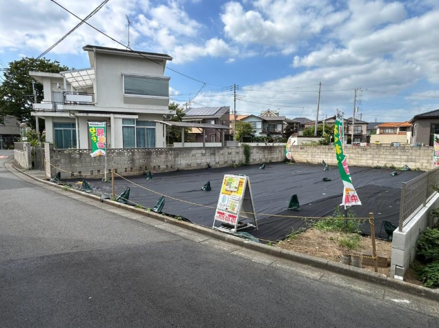 敷地面積30～32坪　売地　川越市志多町