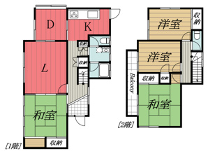 【間取り】 | 市原市桜台4丁目戸建