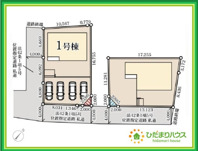 日立市滑川本町4期　新築戸建の区画図|閑静な住宅地で叶える穏やかな新生活☆彡