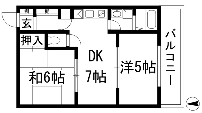 【間取り】 | ロイヤル旭丘