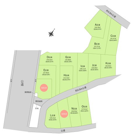 川越市大字小室の売地