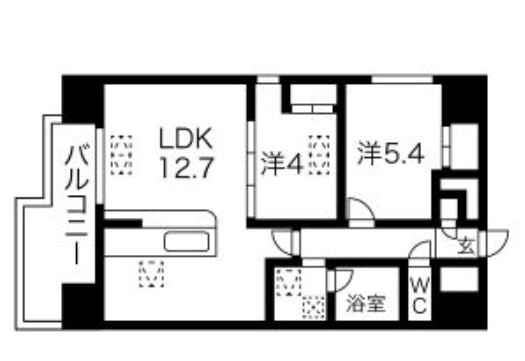グランデージ池田栄本町の間取り