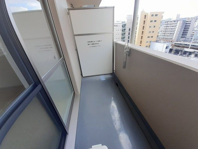 アシストみなと元町のバルコニー