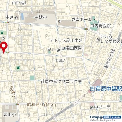 【地図】 | グリーンクロス西中延