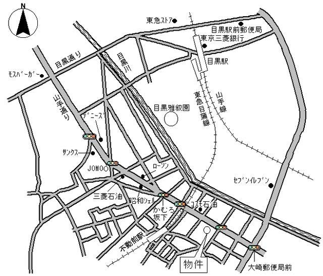 ソリュージュ山手の地図