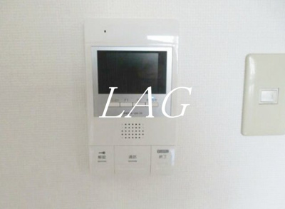 【セキュリティ】 | ファインクレスト戸越 | モニター付きインターホンです。
