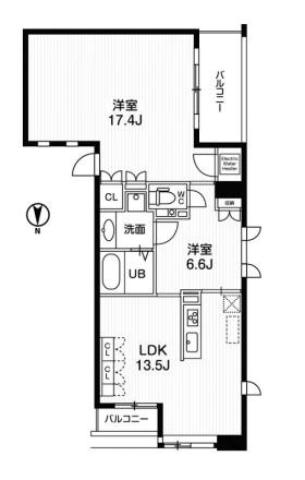 アーバンフラッツ瓦町の間取り|アーバンフラッツ瓦町　間取り