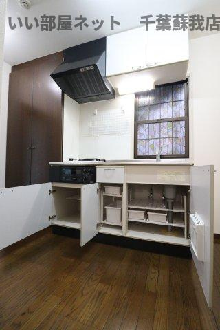 セモア中山アパートのキッチン|キッチンでお料理をお楽しみください