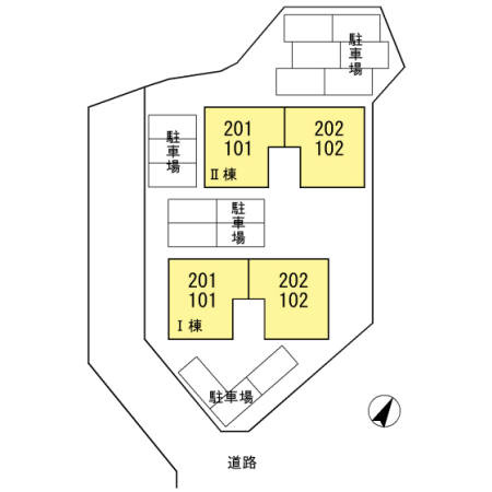 フォーレスマインⅠの区画図
