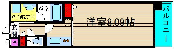 グランシス難波西の間取り