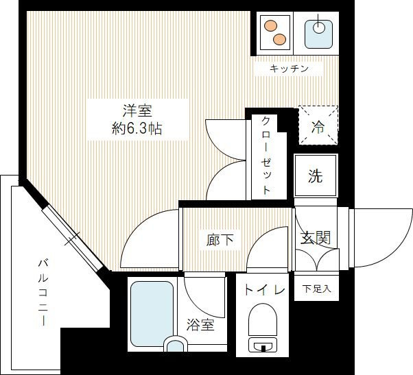 パレステュディオ大塚 の間取り|間取りです。