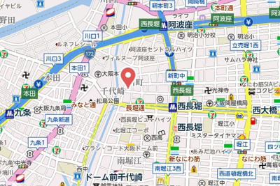 【地図】 | ララプレイス大阪新町ヴェレ
