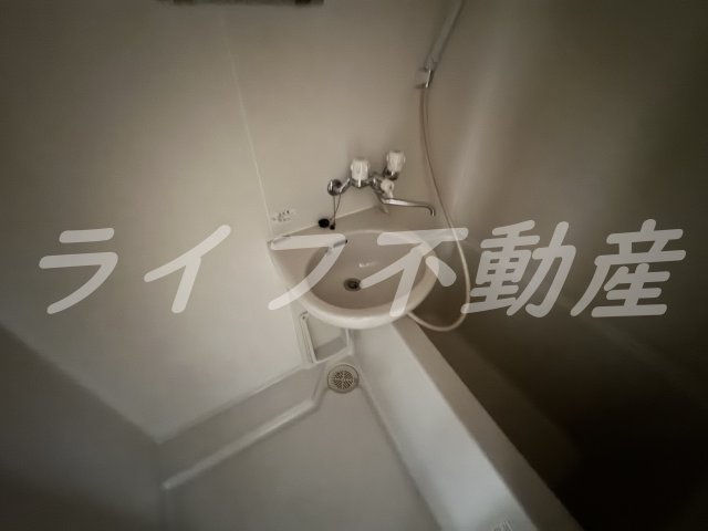 ニッコーハイツの洗面所|スペースが確保できる洗面所です