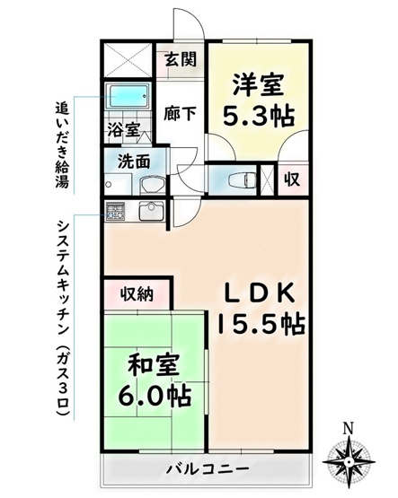 【間取り】 | アクシス呼続【名古屋市賃貸・エレベーター付】