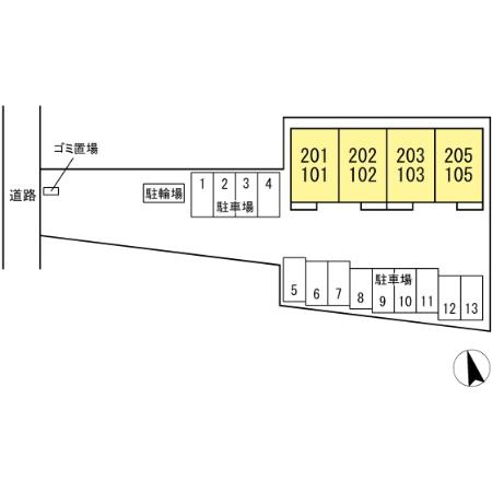 Serenvita田宮の区画図