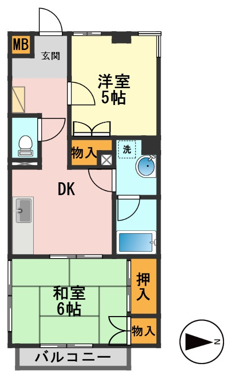ロワイヤル東井堀12の間取り