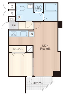 【間取り】 | ユニライフ三ノ輪 | 間取りです。