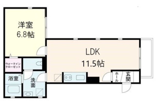 【間取り】 | メゾン　ド　ボヌール | 間取りです。