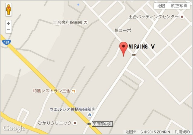 ＭＩＲＡＩＮＧ Ⅴの地図|案内図