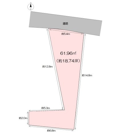 【土地図】 | 売地　高知市幸町　＠21.87万