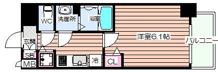 【間取り】 | プレサンス塚本駅前